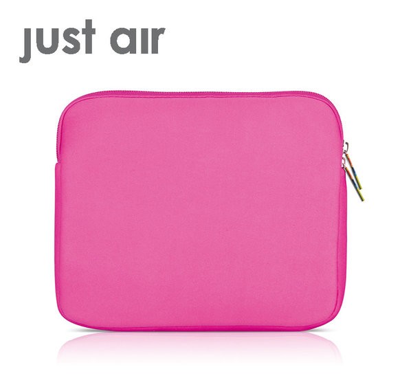 Ipad case just air neoprene pink